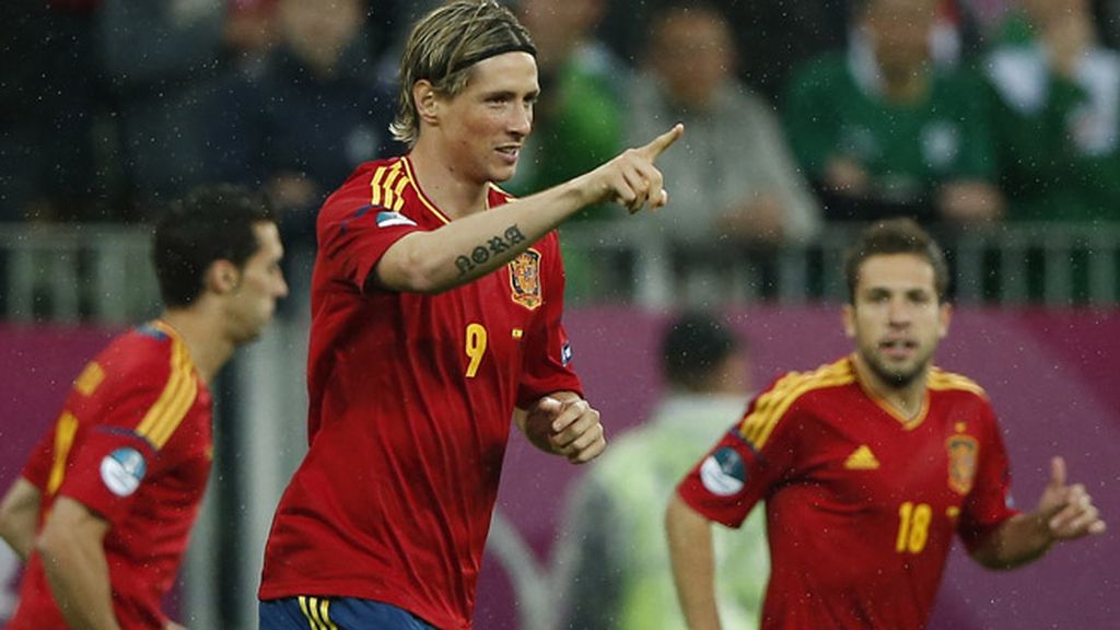 Así celebró Fernando Torres su primer gol
