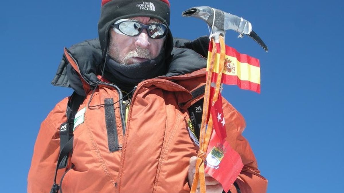 El alpinista Carlos Soria