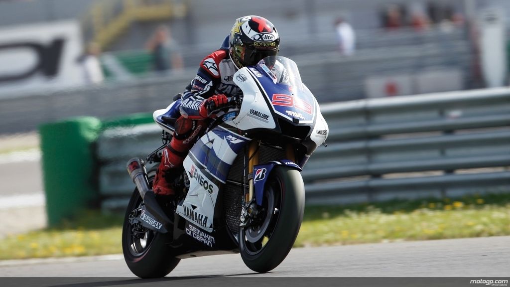 Jorge Lorenzo durante la primeros libres del GP de Estados Unidos