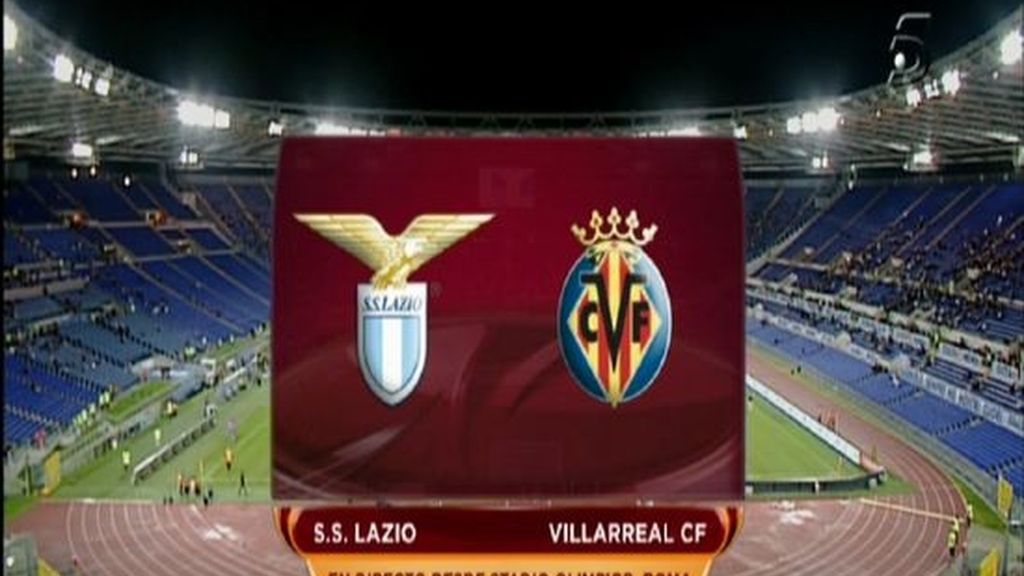 Lazio-Villarreal, en imágenes