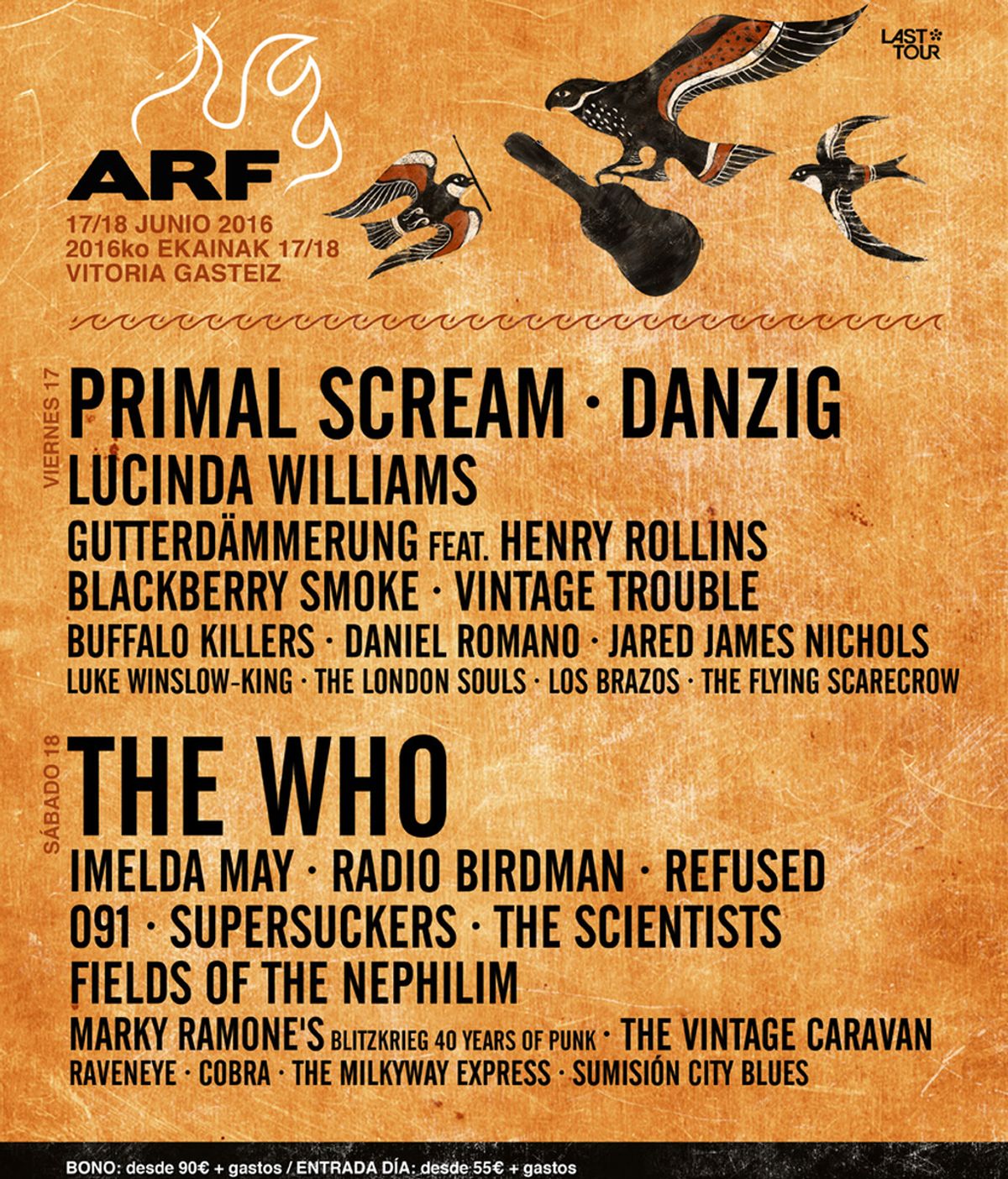 Fields of the Nephilim y The Vintage Caravan cierran el Azkena Rock Festival