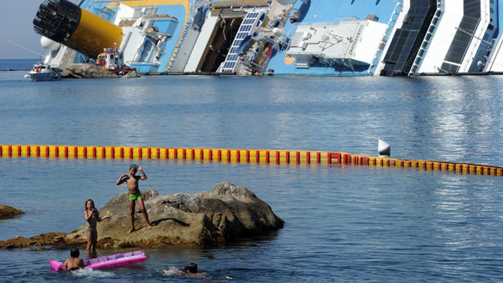 De vacaciones junto al Costa Concordia