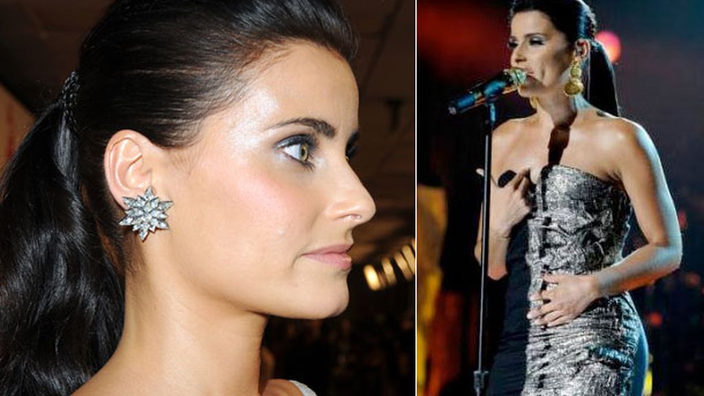Nelly Furtado suele salir al escenario con el pelo recogido
