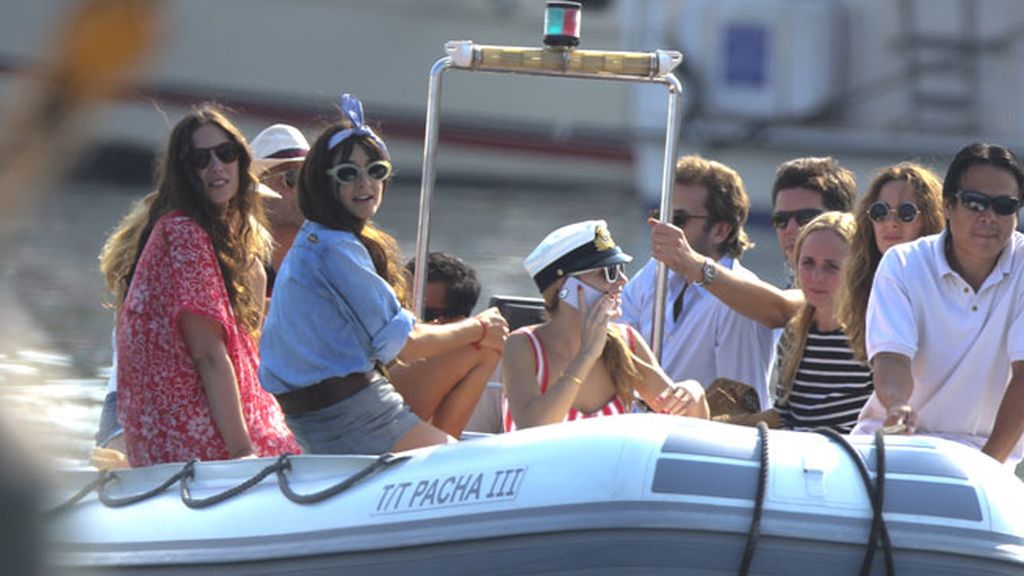 La familia Casiraghi ha disfrutado navegando en el yate familiar