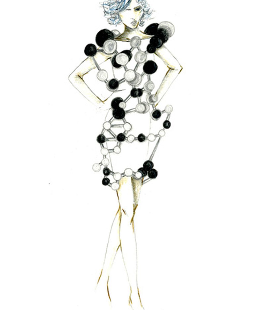 Los bocetos para el estilismo de Mercedes Milá en GH 12