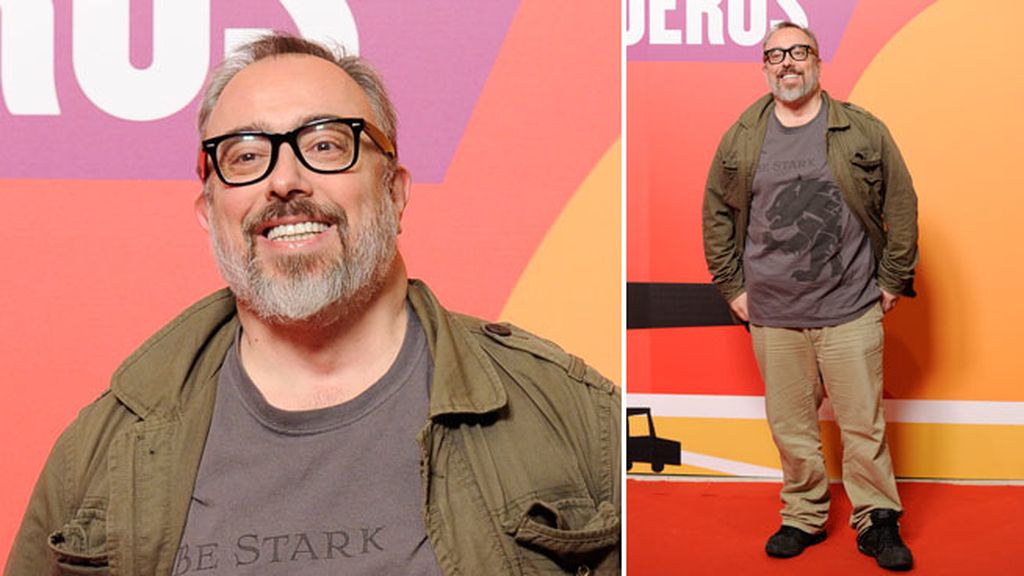 Álex de la Iglesia, no desentonó a pesar de su estilo informal