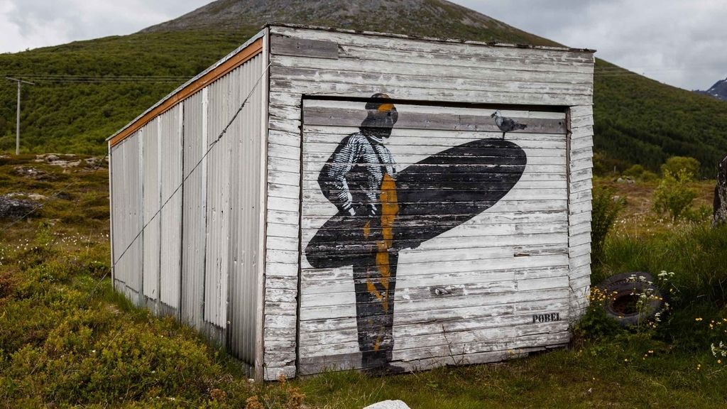 Arte callejero abandonado