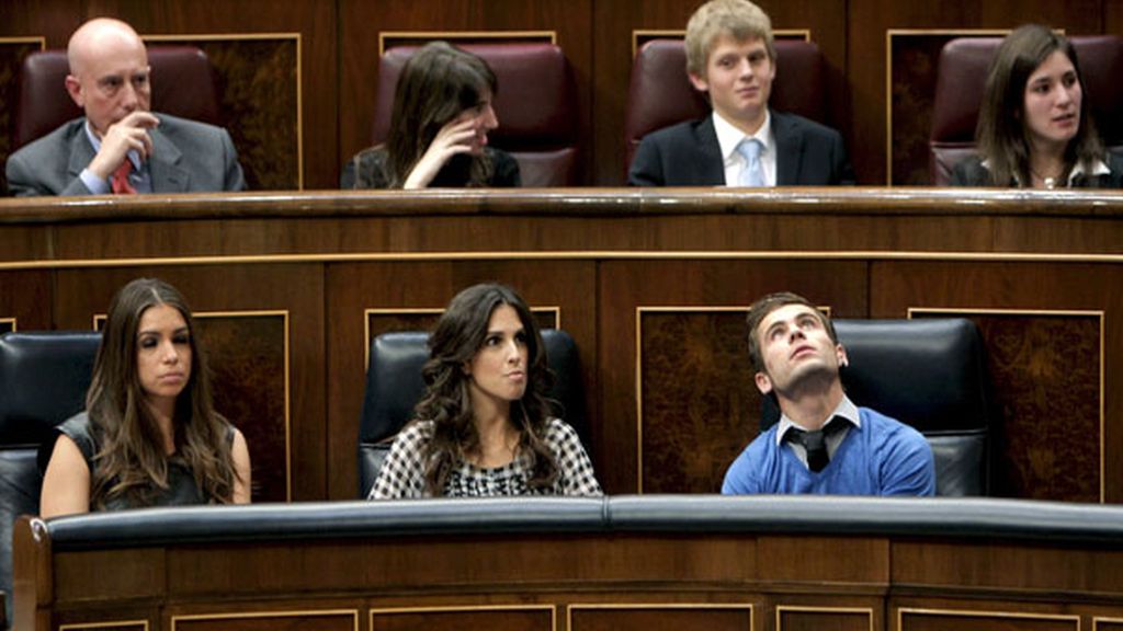 La actriz Elena Furiase, la cantante Nuria Fergó y el piloto Álvaro Bautista