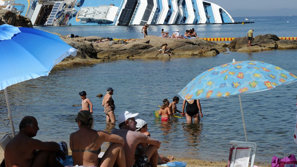 De vacaciones junto al Costa Concordia