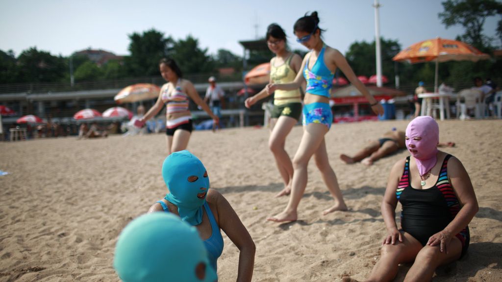La última moda en China para protegerse del Sol