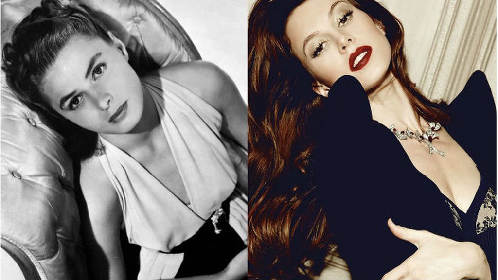 Elettra Wiedemann posa como su abuela, la bella Ingrid Bergman