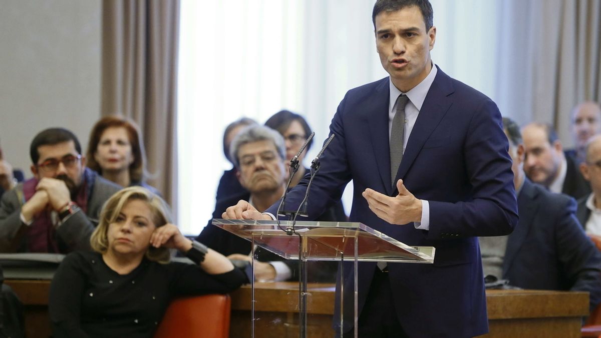 Pedro Sánchez llama a combatir el discurso del miedo del PP y el de la 'casta' de Podemos