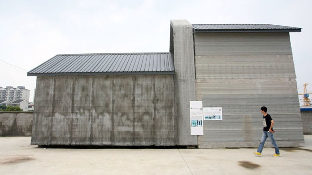 Una empresa china construye casas con un impresora 3D
