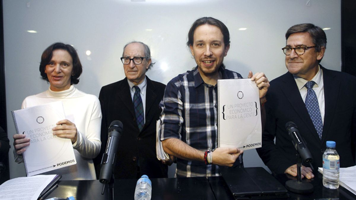 Pablo Iglesias presenta el programa político de Podemos