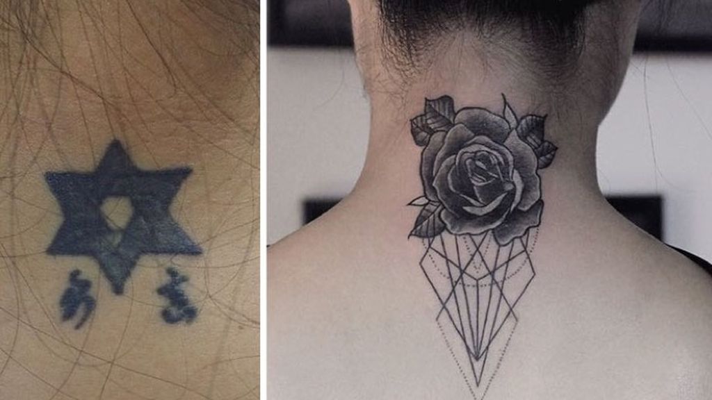 Cómo un mal tatuaje puede transformarse en arte sobre la piel