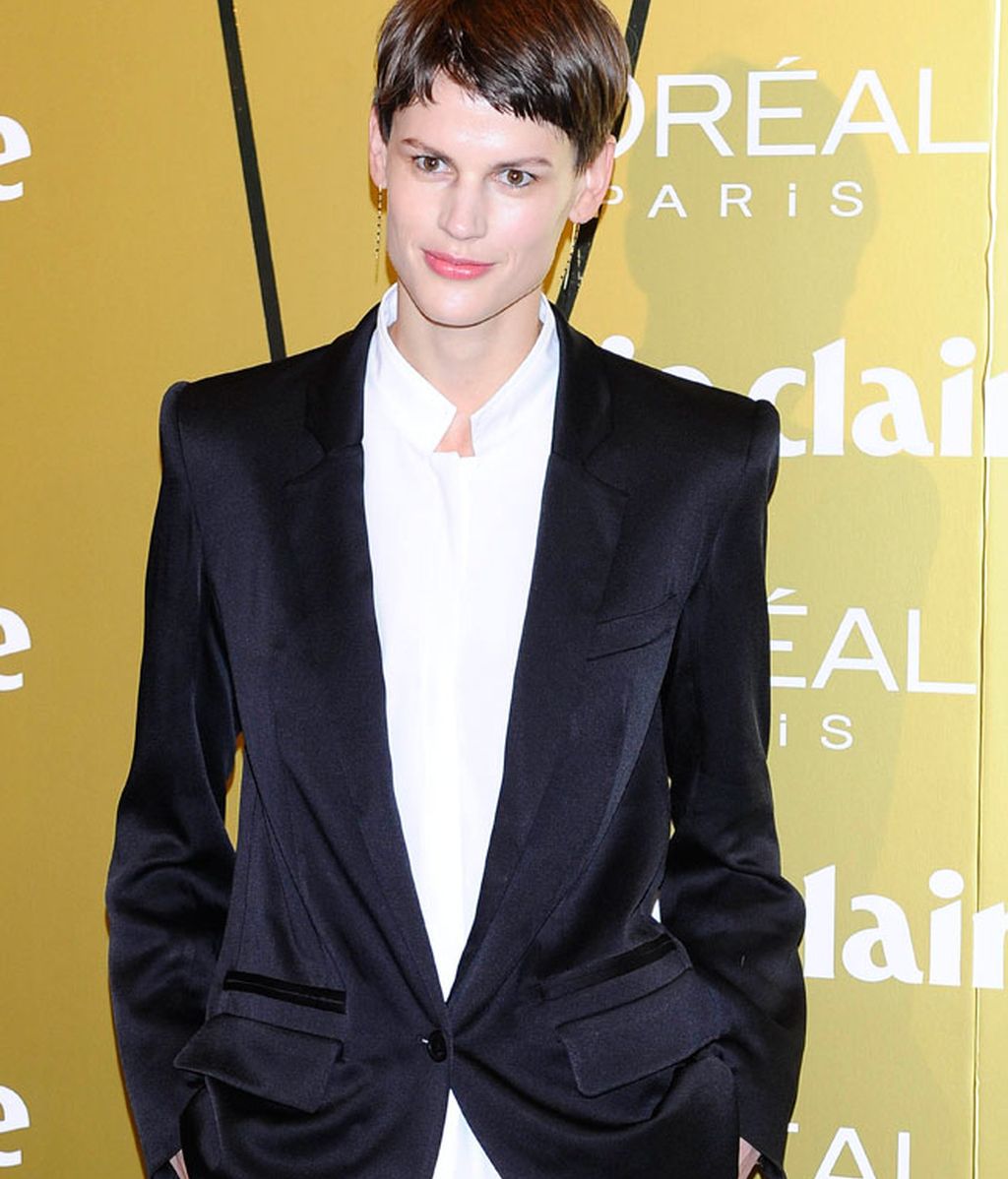 Saskia De Brauw, modelo de rasgos fuertes