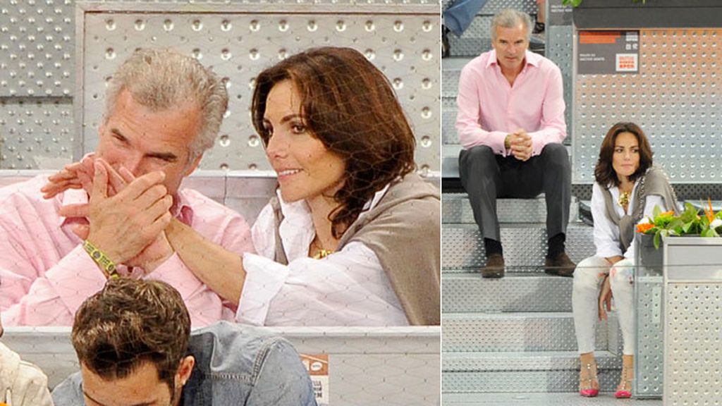 Adriana Abascal y su caballero, Emmanuel Schreder