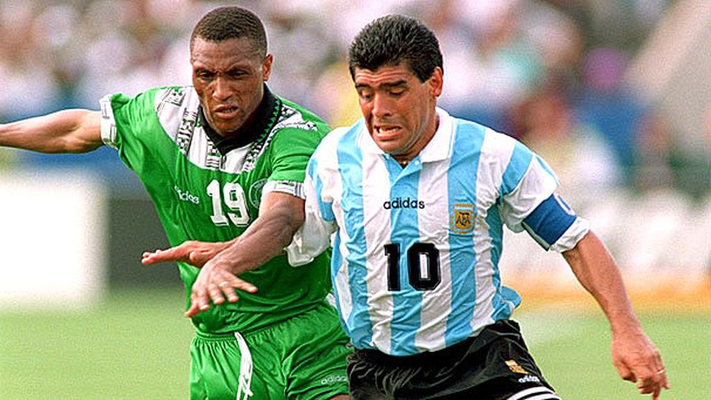 Maradona contra Nigeria en USA 94