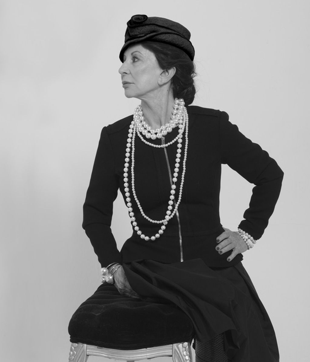 Karmele Marchante, como Coco Chanel en un retrato de Man Ray