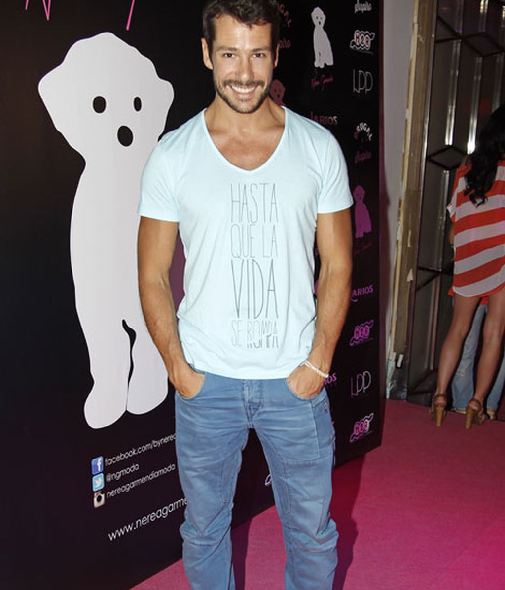Alejandro Albarracín posó en el 'photocall'