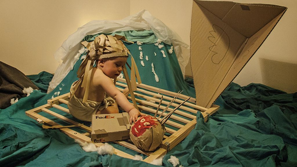 Un 'naúfrago' prematuro que no teme a los peligros su isla desierta