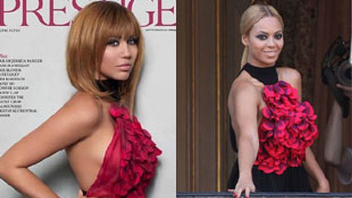 ¿Quién lleva mejor el Gucci, Miley Cyrus o Beyoncé?. Foto: Prestige