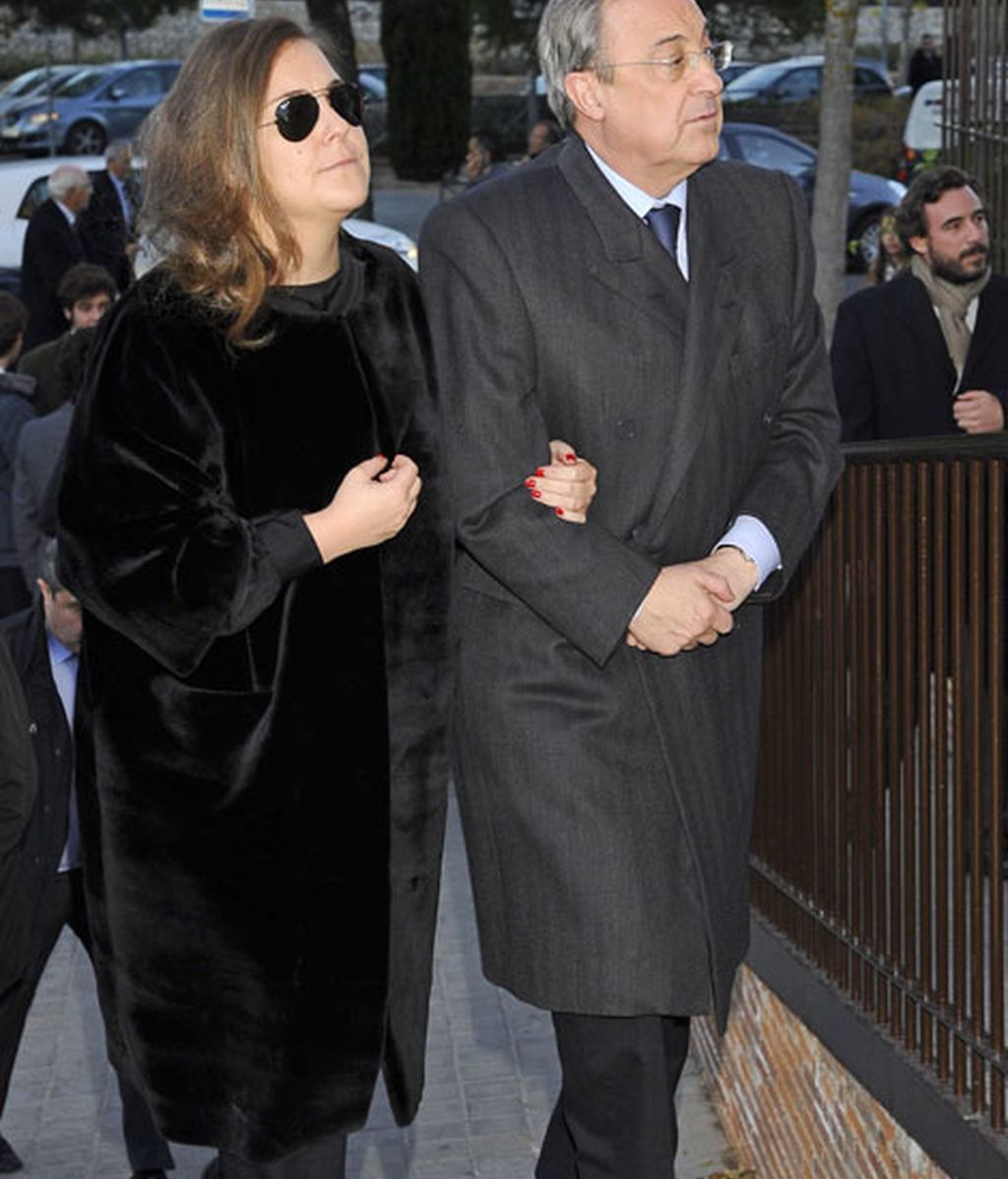 Florentino Pérez con su hija, María Ángeles Pérez