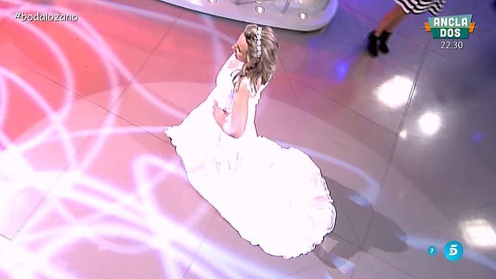 La colaboradora ha escogido entre seis vestidos
