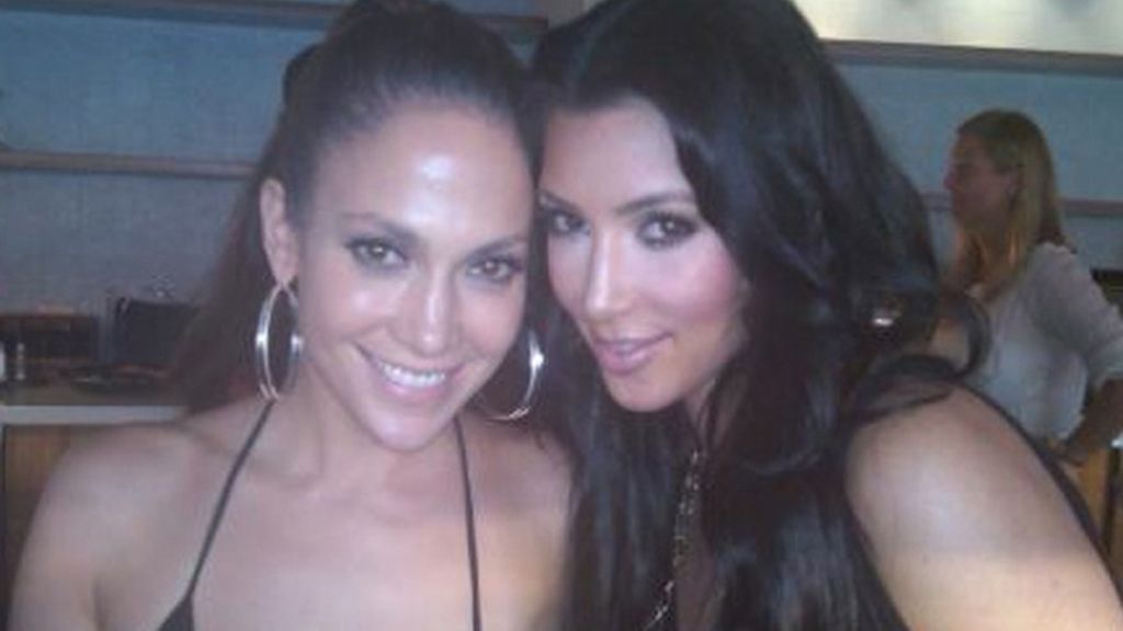 Jennifer López en el Twitter de Kim Kardashian
