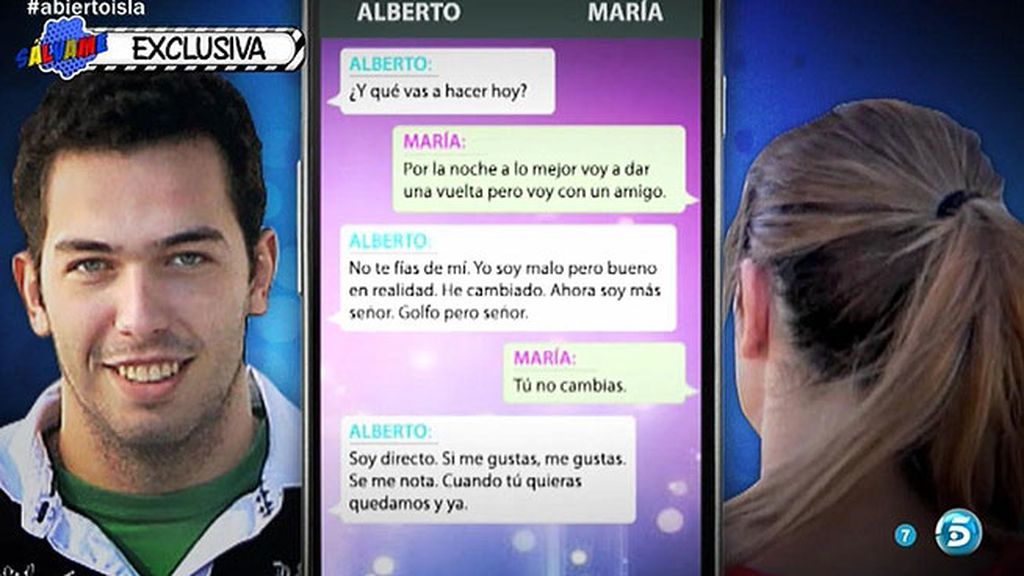 Los mensajes de Alberto Isla a una amiga