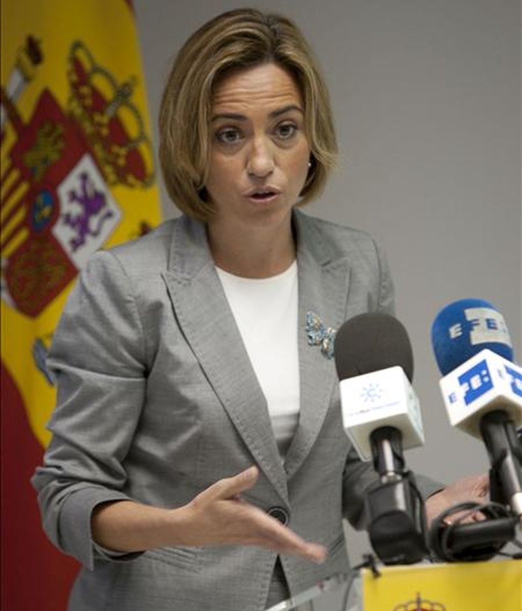 La ministra de Defensa, Carme Chacón. EFE/Archivo La ministra de Defensa, Carme Chacón. EFE/Archivo