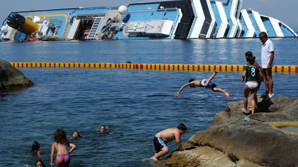 De vacaciones junto al Costa Concordia