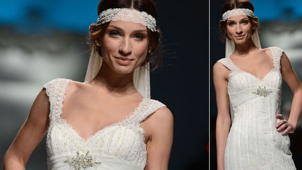 Raquel Jiménez, estrella del desfile St Patrick de Pronovias