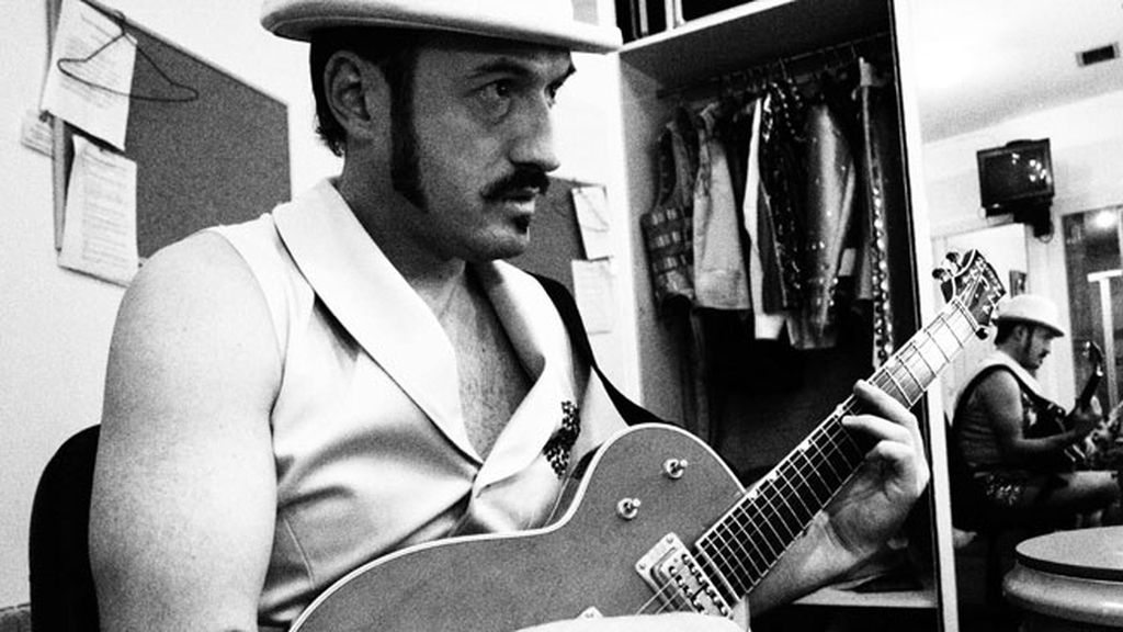 Con Álex O'Dogherty en su camerino