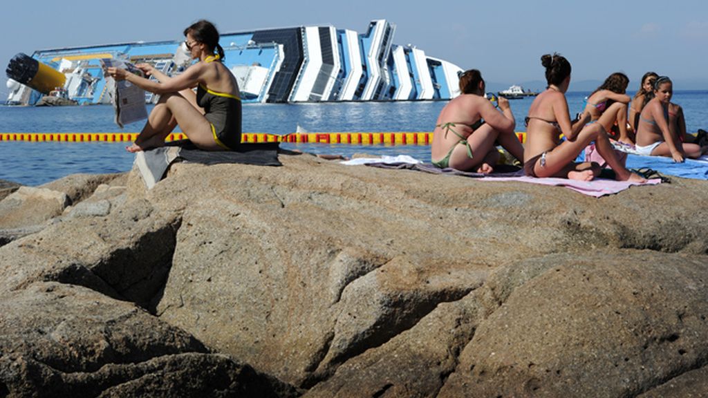 De vacaciones junto al Costa Concordia
