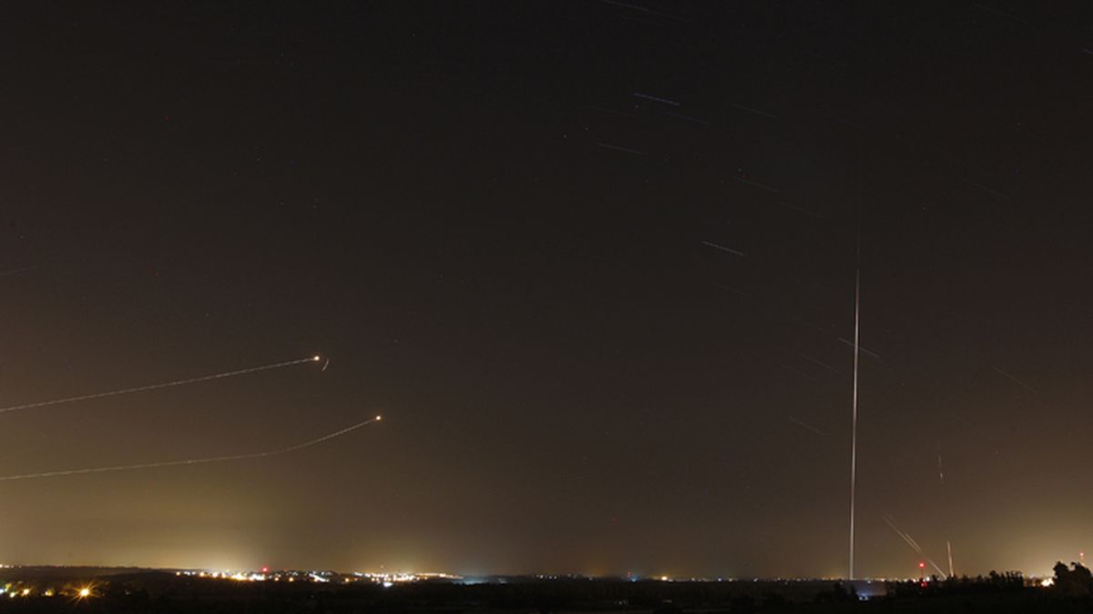 Cohetes palestinos vuelan con destino a objetivos israelíes
