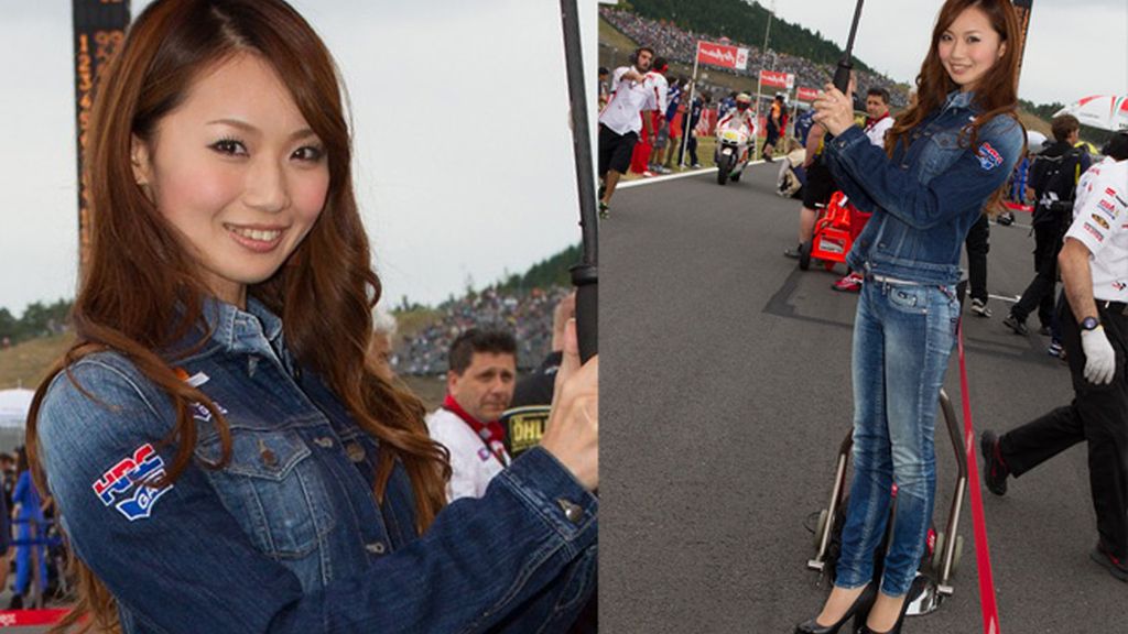 Las chicas del 'paddock' del GP de Japón