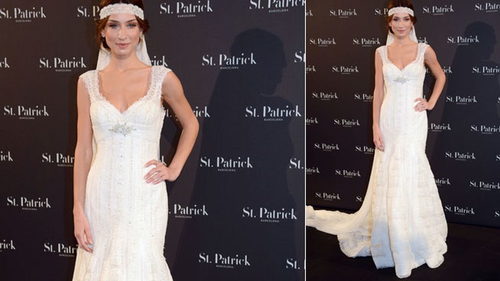 Raquel Jiménez, estrella del desfile St Patrick de Pronovias
