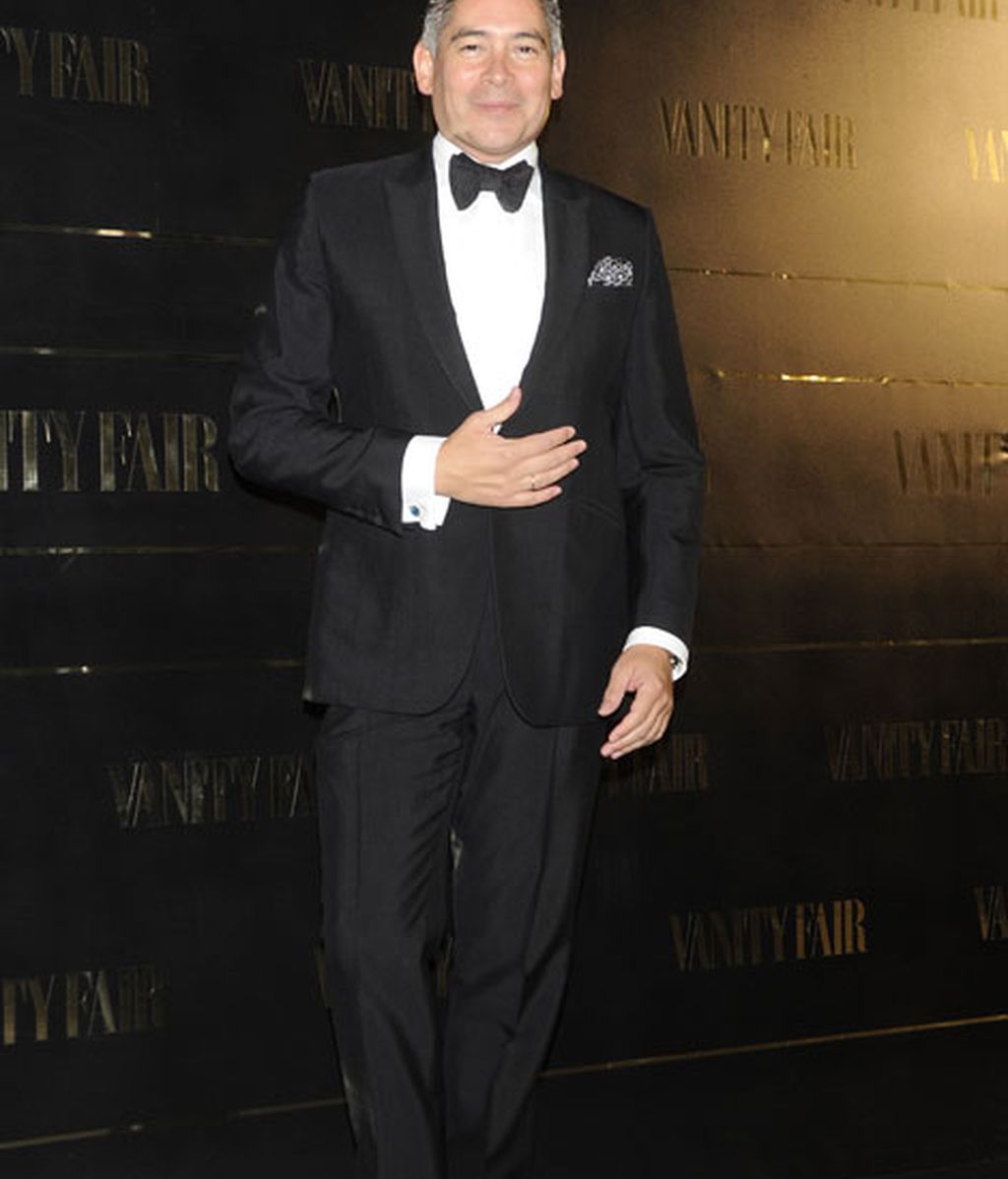 Boris Izaguirre , con esmoquin, también disfrutó de la fiesta