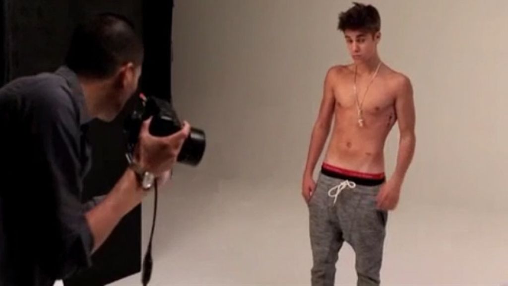 La sesión de foto de Justin Bieber