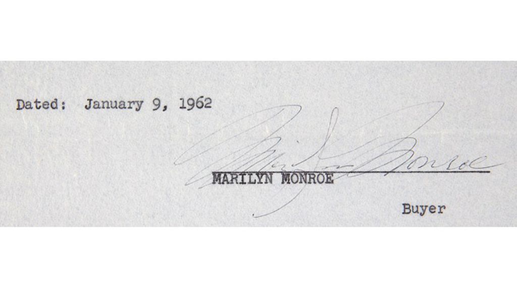 El sujetador de Marilyn Monroe, a subasta