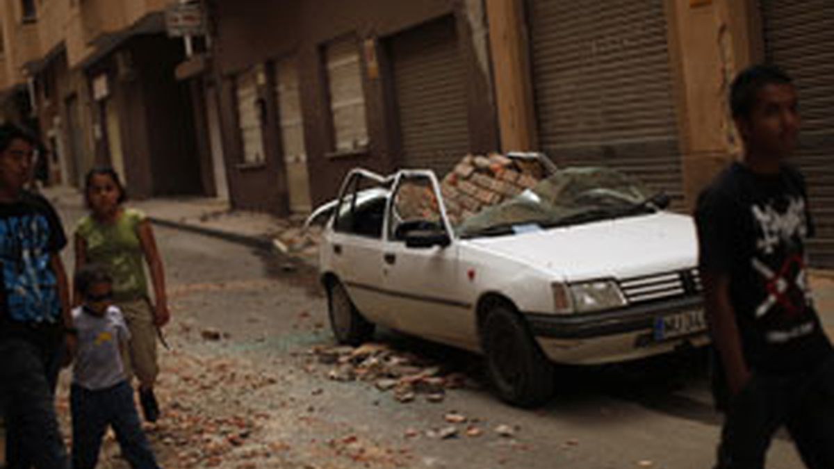 Destrozos en la localidad murciana de Lorca FOTO REUTERS