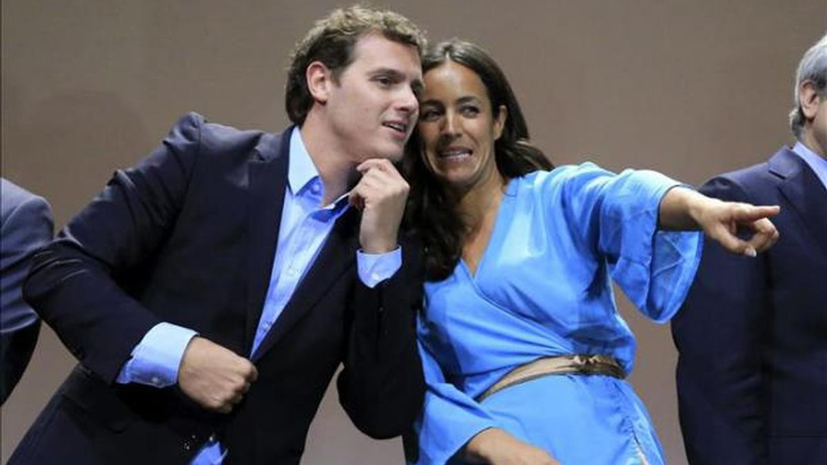 Albert Rivera y Begoña Villacís