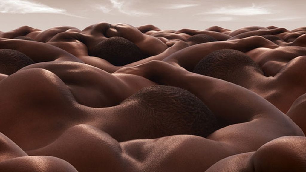 'Bodyscapes': Un impresionante paisaje de cuerpos humanos