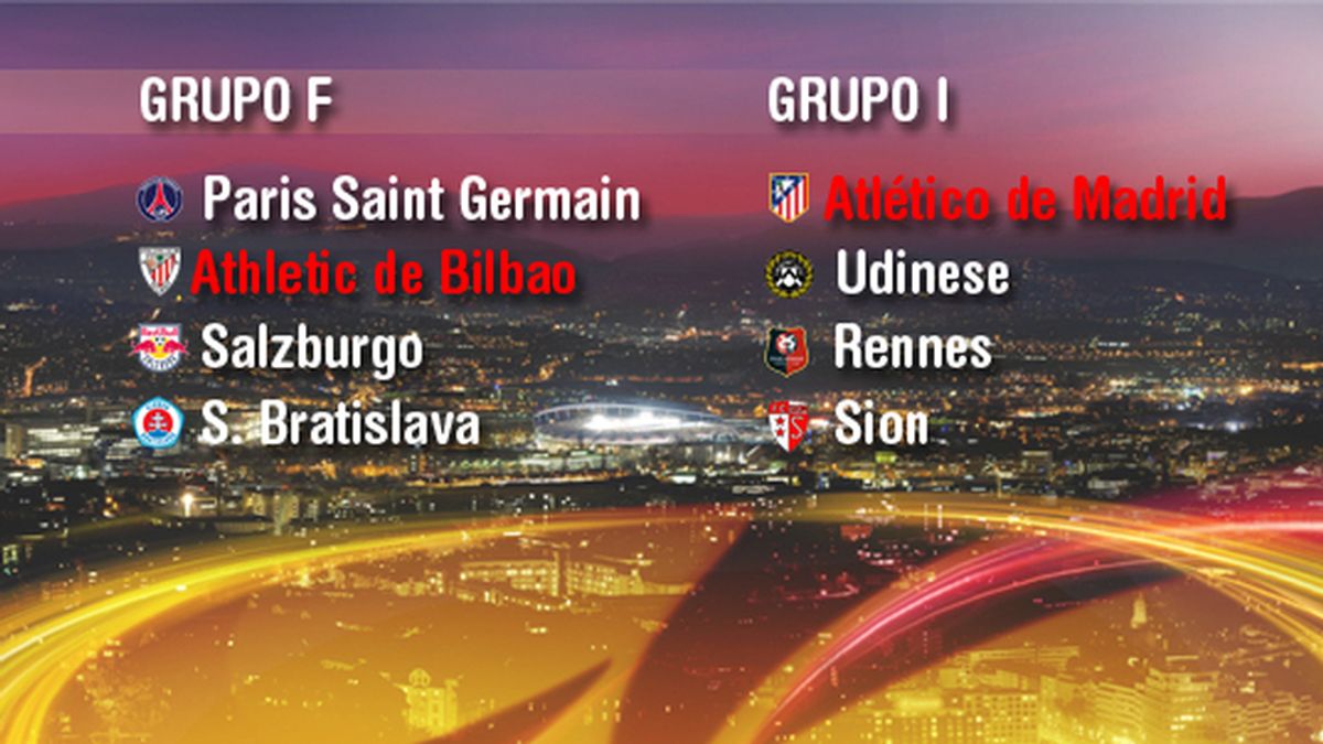 Los grupos de la Europa League
