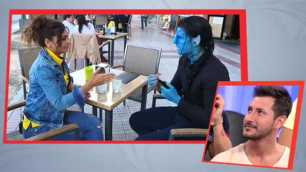 María no parar de reír con su pretendiente Avatar
