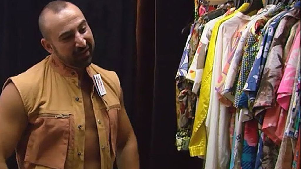 Pedriño, sus chicos y un improvisado desfile de modelos