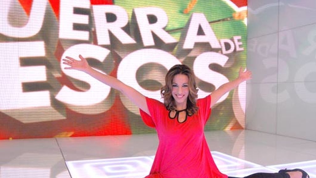 Una gimnasta muy televisiva