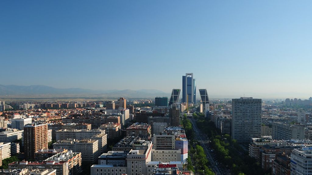 Edurne nos muestra el skyline de Madrid