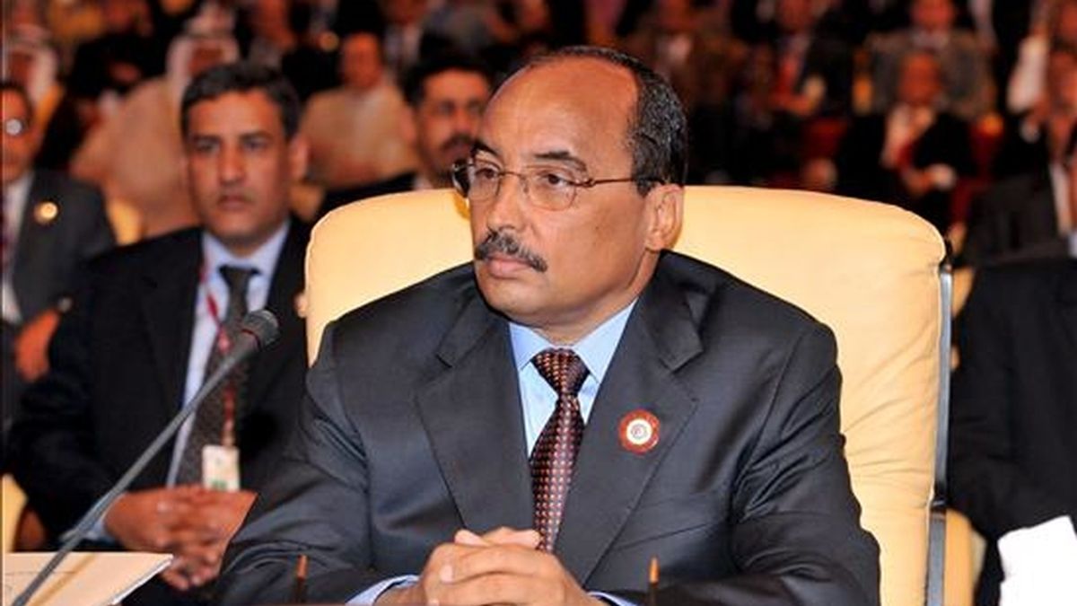 El jefe de la Junta Militar que dirige Mauritania desde el golpe de Estado del pasado agosto, Mohamed Uld Abdelaziz, quien anunció hoy que se presentará como candidato a las elecciones presidenciales del próximo 6 de junio. EFE/Archivo
